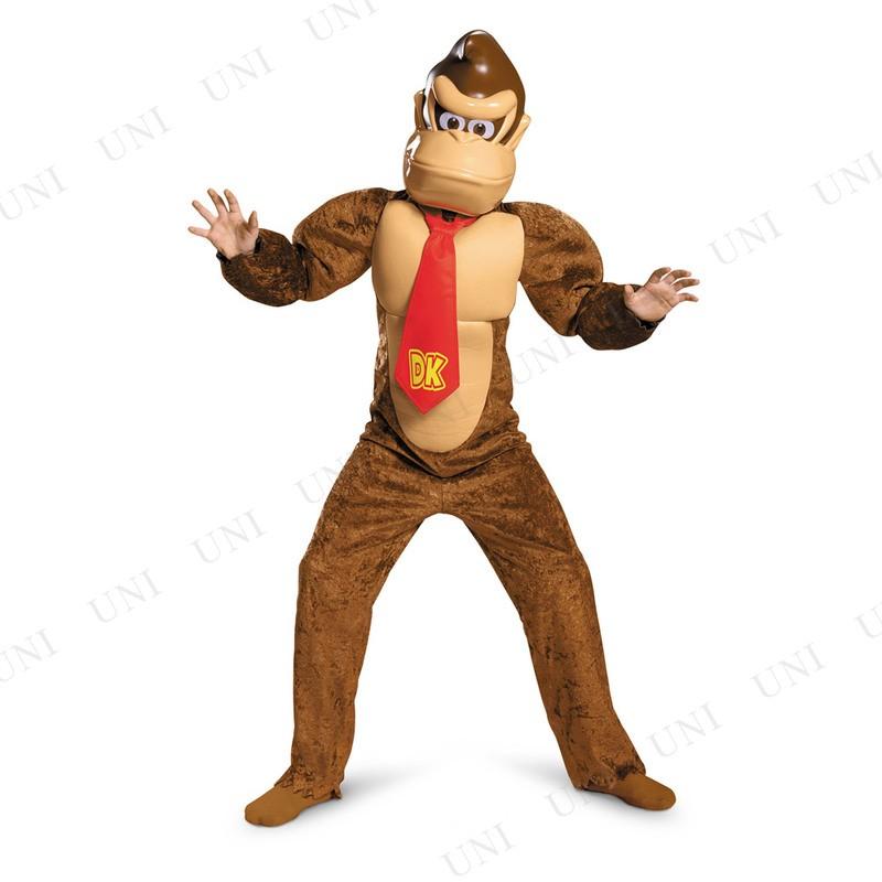 スーパーマリオ コスプレ 仮装 衣装 ハロウィン コスチューム アニメ キッズ ゴリラ 子ども用 こども ドンキーコング 子供用M