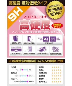 HUAWEI WATCH GT 2 (46mm用) PET製フィルムなのに強化ガラス同等の硬度!保護フィルム 9H高硬度【反射低減】