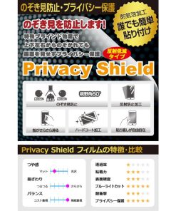 HUAWEI WATCH GT 3 Pro [ケースサイズ 46mm用]対応 Privacy Shield 保護 フィルム 覗き見防止 反射低減 日本製