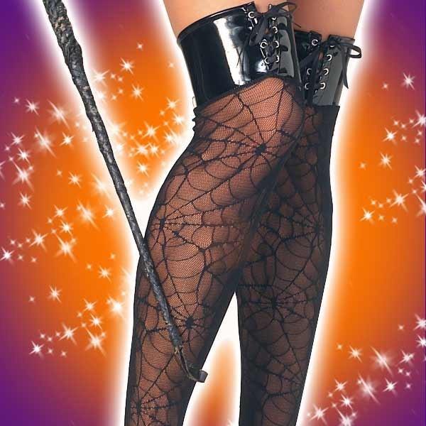 Disney コスプレ 大人 女性用 ストッキング ニーハイソックス スパイダーウェブ 仮装 在庫限り