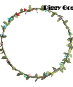 ボヘミアン花葉ガーランド額ヘアバンドビーチ花輪マルチ