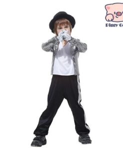 衣装 子供  マイケル?ジャクソン　演出服 舞台　ステージ　服 仮装 コスチューム 仮