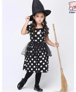 衣装 子供 魔女 巫女  ワンピース 女の子 子供用 仮装 ダンス衣装 キッズ コスチューム