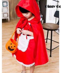 衣装 子供  女の子 コスプレ 仮装 コスチューム キッズ 赤ずきんちゃん 子供ドレス 赤ずきん ケープ 子供服 ワンピース