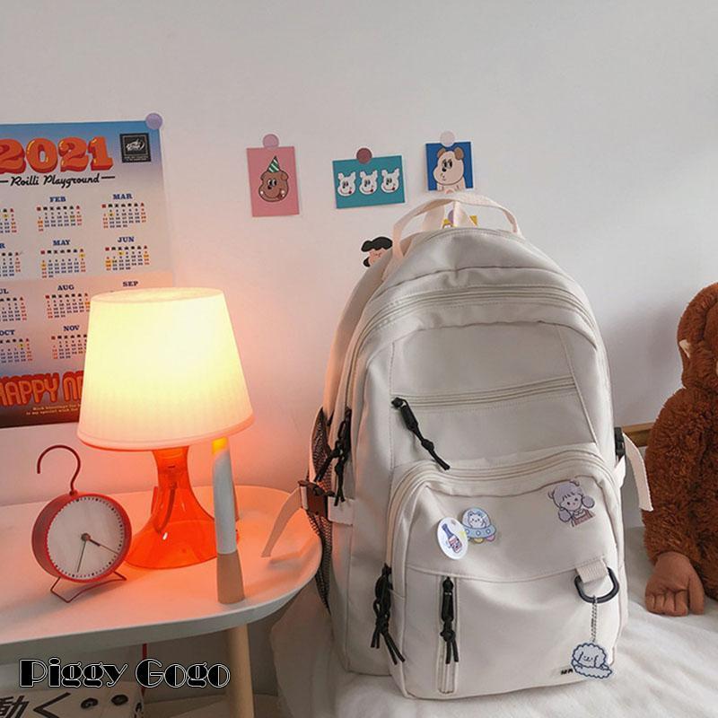 リュックサック レディース リュック 韓国 バックパック 女子 通学 大学生 パソコン可愛い かわいい 大容量 高校生 軽量 おしゃれ シンプル アウトドア 旅行 - 画像 (2)