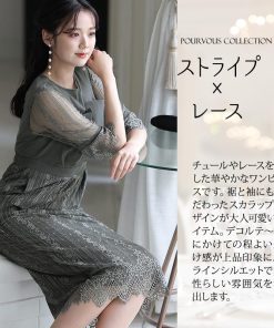 PourVous 結婚式 ワンピース パーティードレス フォーマルドレス 大きいサイズ ドレス フォーマル お呼ばれ 体型カバー 小柄 韓国 小さいサイズ 顔合わせ 20代 30代 40代