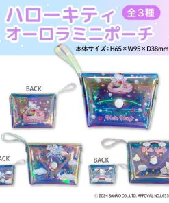 サンリオ ハローキティ オーロラ ミニポーチ 1個 小物入れ フェアリー ペガサス かわいい キラキラ 全3種から選択
