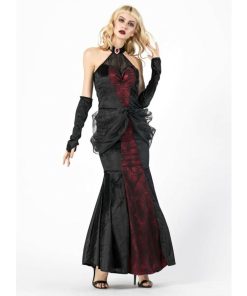 ヴァンパイア ハロウィン鬼新娘 鬼嫁  幽霊 コスチューム バンパイア 衣装 コスプレ 女王様 魔女 悪魔 ゾンビ 大人用 大人 女王 仮装 コスプ…