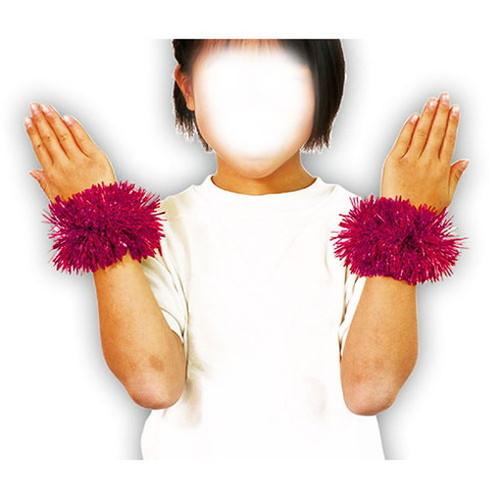 ARTEC キラキラリストバンド2個組 桃 ATC2976 代引不可 メール便