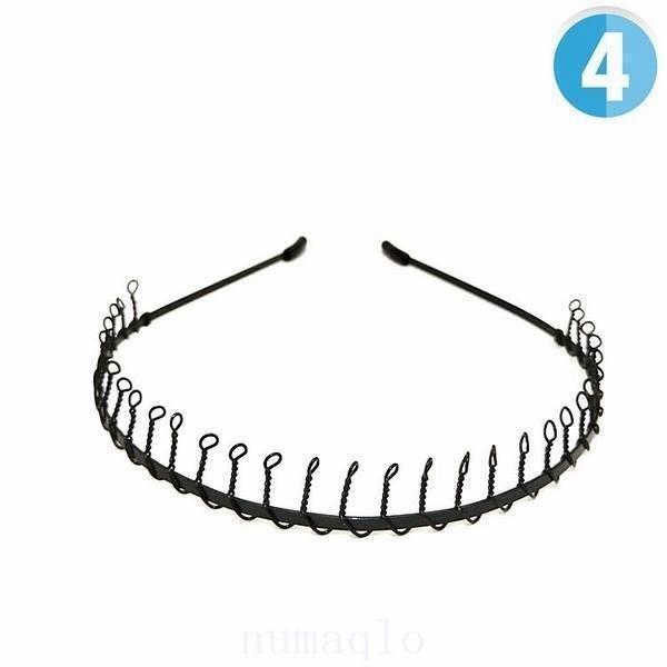 男性用カチューシャ 男性 カチューシャ カチューシャメンズ 痛くない ヘアバンド ウェーブ レディース - 画像 (4)