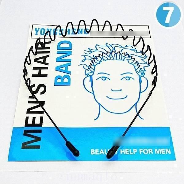 男性用カチューシャ 男性 カチューシャ カチューシャメンズ 痛くない ヘアバンド ウェーブ レディース - 画像 (7)