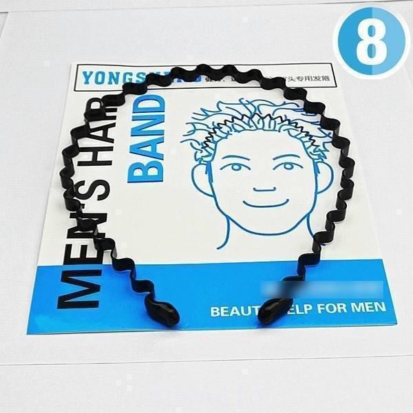 男性用カチューシャ 男性 カチューシャ カチューシャメンズ 痛くない ヘアバンド ウェーブ レディース - 画像 (8)