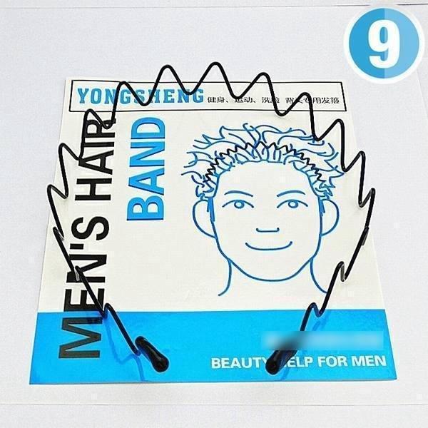 男性用カチューシャ 男性 カチューシャ カチューシャメンズ 痛くない ヘアバンド ウェーブ レディース - 画像 (9)