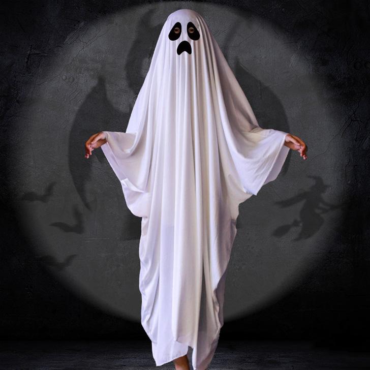 ハロウィン 衣装 おばけ ポンチョ コスプレ 2025 大人 子供 被るだけ キッズ 親子 男性 女性 コスチューム お化け オバケ ペア お揃い 仮装 マント シーツ 服 - 画像 (8)