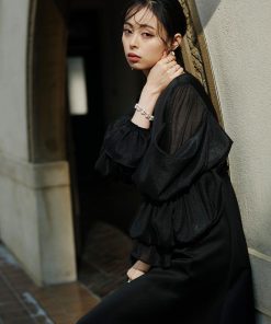 RUIRUE BOUTIQUE パーティードレス 結婚式 ロングワンピース オケージョン 大きいサイズ お呼ばれ 二次会 披露宴 フォーマル 50代 40代 30代 長袖 学生 服装 ミセス レディース