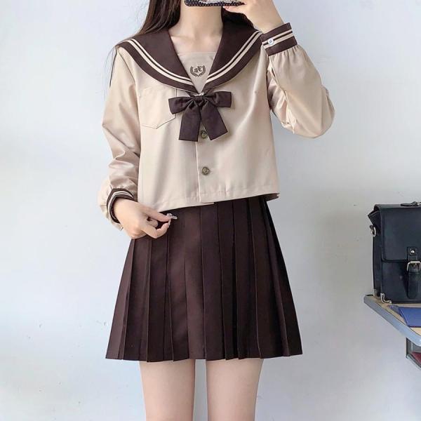 コスプレ 制服 JK 2点セット 女子高生 高校生 学生服 コスチューム コスプレ衣装 可愛い 彼女ミニスカ 仮装 セーラー服 大きいサイズ - 画像 (8)