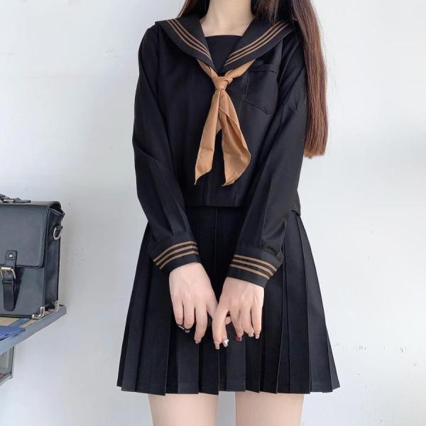 コスプレ 制服 JK 2点セット 女子高生 高校生 学生服 コスチューム コスプレ衣装 可愛い 彼女ミニスカ 仮装 セーラー服 大きいサイズ - 画像 (9)