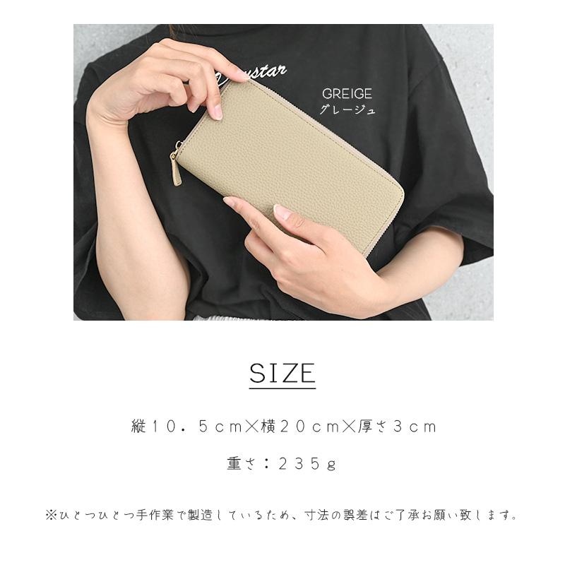 MERCOLEDi 長財布 レディース 本革 財布 スキミング防止 ギャルソン 通帳ケース 革 おしゃれ 大容量 カード入れ 多い 小銭入れ 大きく開く 分別 主婦 - 画像 (9)