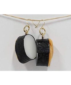 ピアス（ゴールド） 食品サンプル (寿司うに)