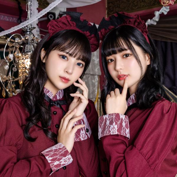 clearstone 洋館メイド ボルドー Ladies ハロウィン コスチューム - 画像 (4)