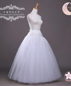【タイムセール】パニエ ボリューム 安い ウェディングパニエ 花嫁 パニエ ロング 白 結婚式 ブライダル プリンセスライン