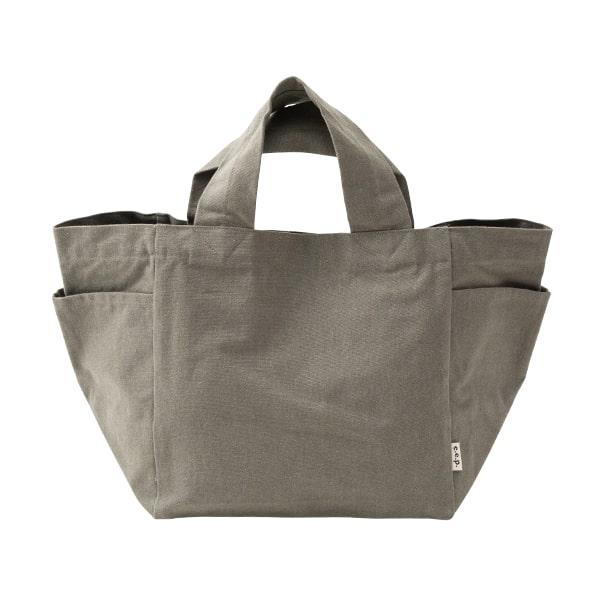 トートバッグ レディース 大きめ a4 キャンバス 大容量 リサイクル素材 シンプル ナチュラル - 画像 (5)