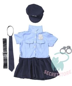 子供コスプレ 警察コース 女の子 ポリスコスプレ衣装 仮装 コスチューム キッズ