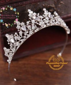 ティアラ クラウン 結婚式 髪飾り 花嫁 パーティー 披露宴 二次会 ウェディング ヘッドドレス ブライダル アクセサリー 教会挙式 ブライダル用品 ラインストーン