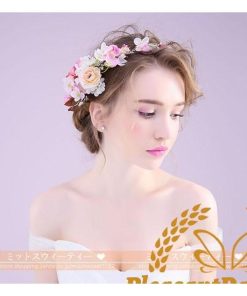 花冠 花嫁 ヘアアクセサリー 安い カチューシャ 森ガール キッズ用 パーティー 大人/子供用 結婚式 フラワーガール