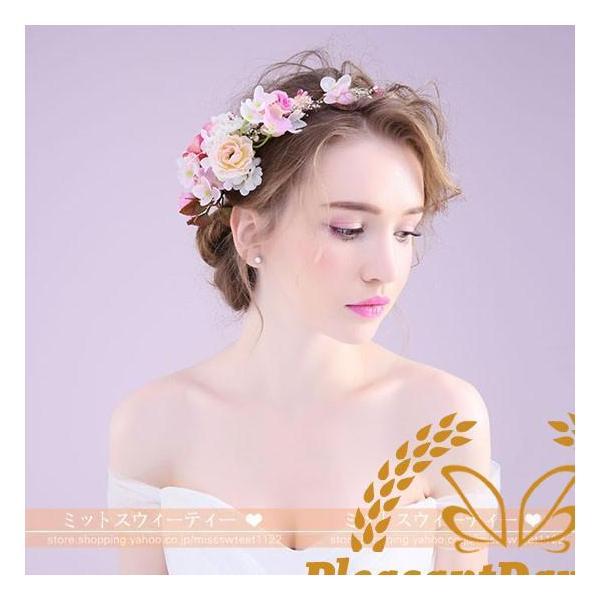花冠 花嫁 ヘアアクセサリー 安い カチューシャ 森ガール キッズ用 パーティー 大人/子供用 結婚式 フラワーガール
