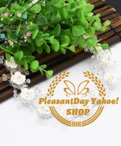 小枝 花アクセサリー ヘッドドレス 小枝ヘアバンド ヘッドピース パーティー ホワイト 二次会 ウェディング カチューム 結婚式 手作り キット ティアラ 花冠