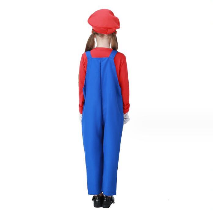 ハロウィン衣装 子供用 5セットハロウイン 衣装 子供 ハロウィン コスプレ スーパーマリオ風 - 画像 (2)