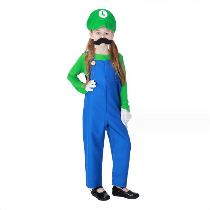 ハロウィン衣装 子供用 5セットハロウイン 衣装 子供 ハロウィン コスプレ スーパーマリオ風 - 画像 (3)