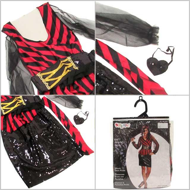 【並行輸入品】ハロウィン コスプレ ディズニー DISNEY パイレーツ・オブ・カリビアン スパンコール セクシー系女海賊  70697M ハロウィン cs0822 pj0822