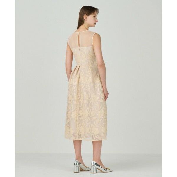 GRACE CONTINENTAL / グレースコンチネンタル スパンコールエンブロイダリードレス