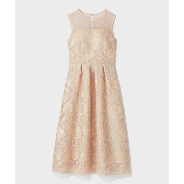 GRACE CONTINENTAL / グレースコンチネンタル スパンコールエンブロイダリードレス - 画像 (2)