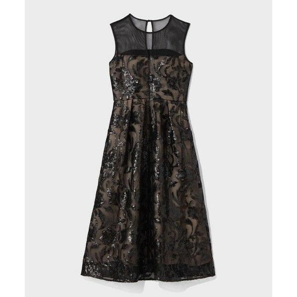 GRACE CONTINENTAL / グレースコンチネンタル スパンコールエンブロイダリードレス - 画像 (4)