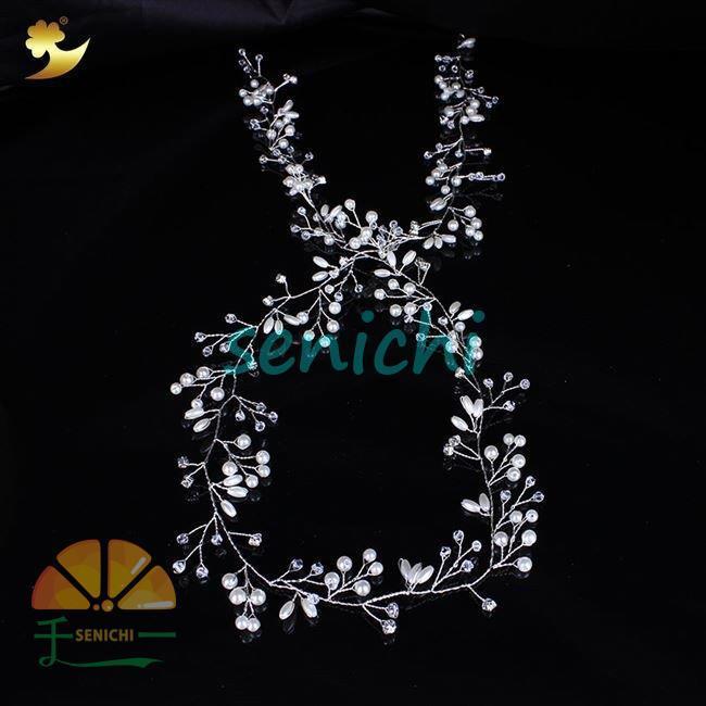 ヘッドドレス 髪飾り ヘアアクセサリー パール レディース ヘッドアクセサリー 和装 着物 ウェディング 髪留め 振袖 結婚式 フォーマル ブライダル お呼ばれ - 画像 (2)