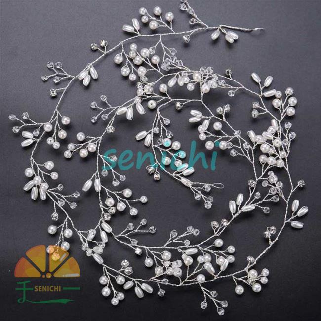 ヘッドドレス 髪飾り ヘアアクセサリー パール レディース ヘッドアクセサリー 和装 着物 ウェディング 髪留め 振袖 結婚式 フォーマル ブライダル お呼ばれ - 画像 (4)