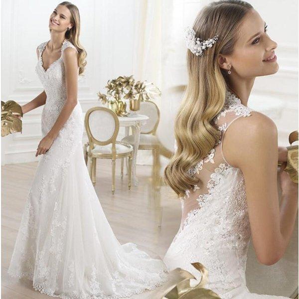 ウエディングドレス 二次会 花嫁ドレス ロングドレス 結婚式 - 画像 (5)