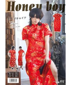 clearstone クリアストーン Clearstone コスプレ ハロウィン チャイナドレス ハニーボーイ ロングチャイナ ユニセックス フリーサイズ レッド[honeyboy-long-china]
