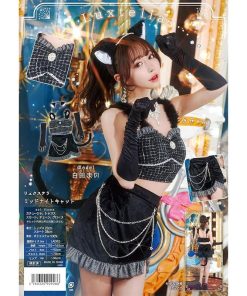 clearstone クリアストーン Clearstone コスプレ ハロウィン ねこ リュクステラ ミッドナイトキャット レディース フリーサイズ ブラック[luxtella-cat]