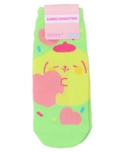 ポムポムプリン キャラクター 女性用靴下 レディースソックス ぷにきゅきゅ