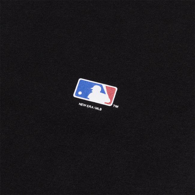 NEW ERA NEWERA ニューエラ 半袖 オーバーサイズド コットン Tシャツ MLBチームロゴ ブラック 14410064【 トップス オーバーサイズ 綿 】【メール便・代引不可】 - 画像 (2)