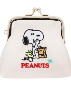 PEANUTS スヌーピー グッズ コインケース キャラクター 刺繍がま口ミニポーチ