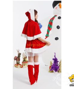 クリスマス　コスプレ サンタコス サンタ 衣装 new サンタクロース衣装 コスプレ サンタコスチューム レディース ロングワンピース サンタ帽子 レッド