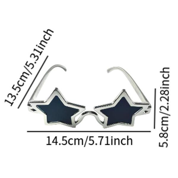 スターグラスデコレーション トレンディで面白いメガネ コスプレ 仮装 ダンス 男の子用