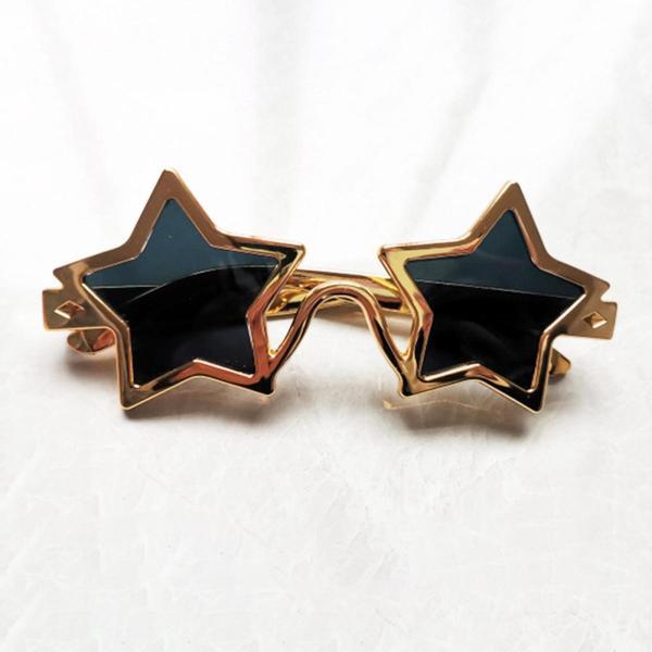 スターグラスデコレーション トレンディで面白いメガネ コスプレ 仮装 ダンス 男の子用 - 画像 (4)