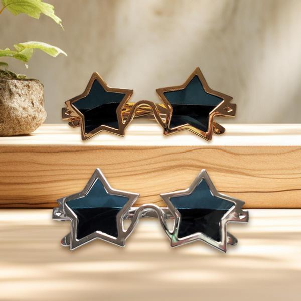 スターグラスデコレーション トレンディで面白いメガネ コスプレ 仮装 ダンス 男の子用 - 画像 (9)