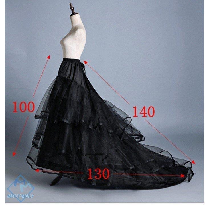 パニエ ボリューム 黒 ワイヤー トレーン パニエ ウエディングドレス 安い ロング コスチューム ワイヤーあり チュール 3層チュール